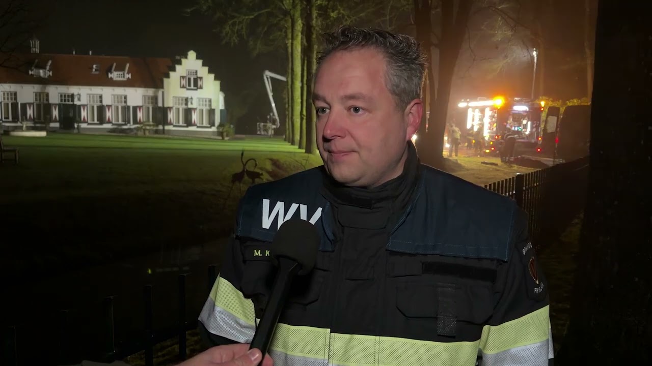 RBNieuws - Grote brand in monumentaal pand Oranjewoud snel onder controle