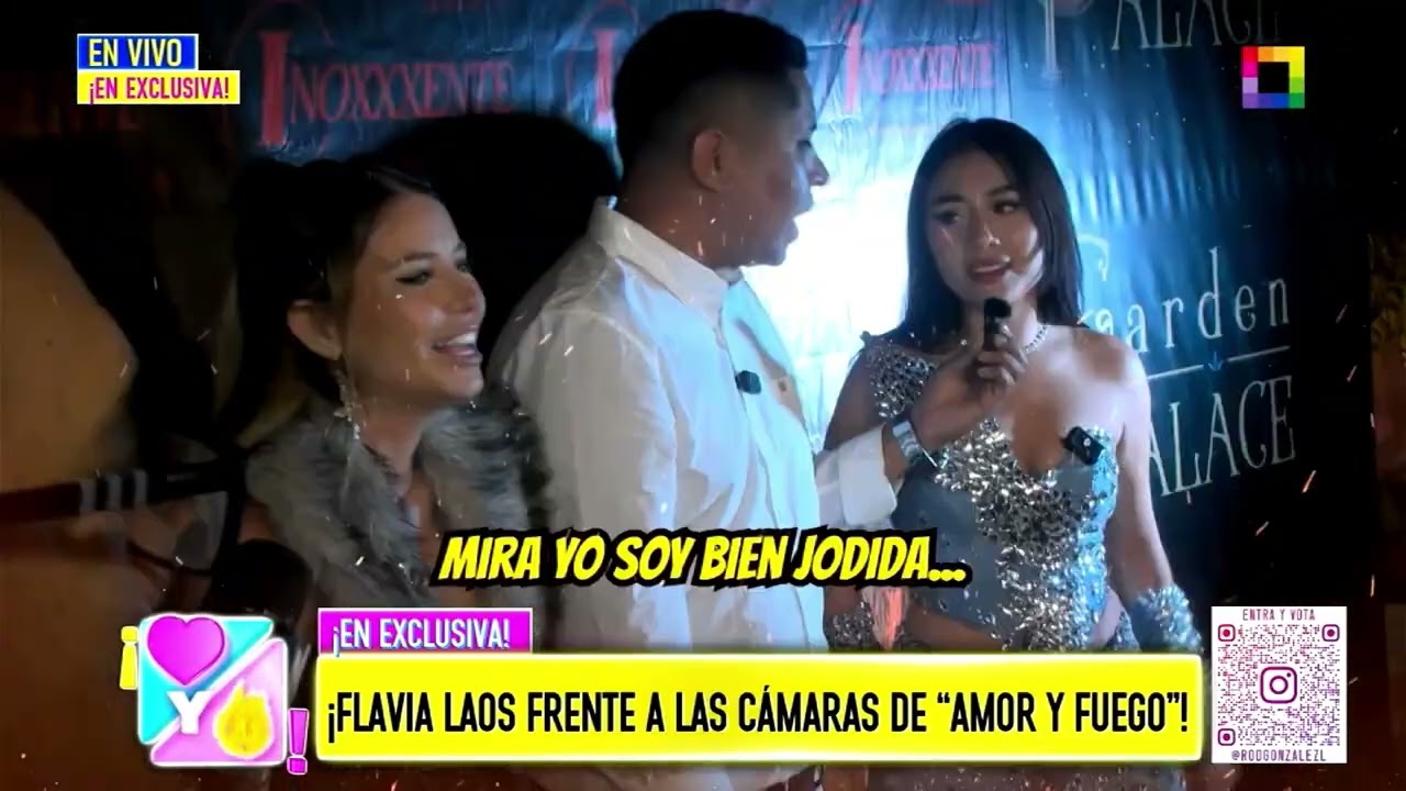 Amor y Fuego - FEB 09 -FLAVIA EXPLOTA DE CÓLERA POR LA MALA ORGANIZACIÓNEN EL LANZAMIENTO DE SU TEMA
