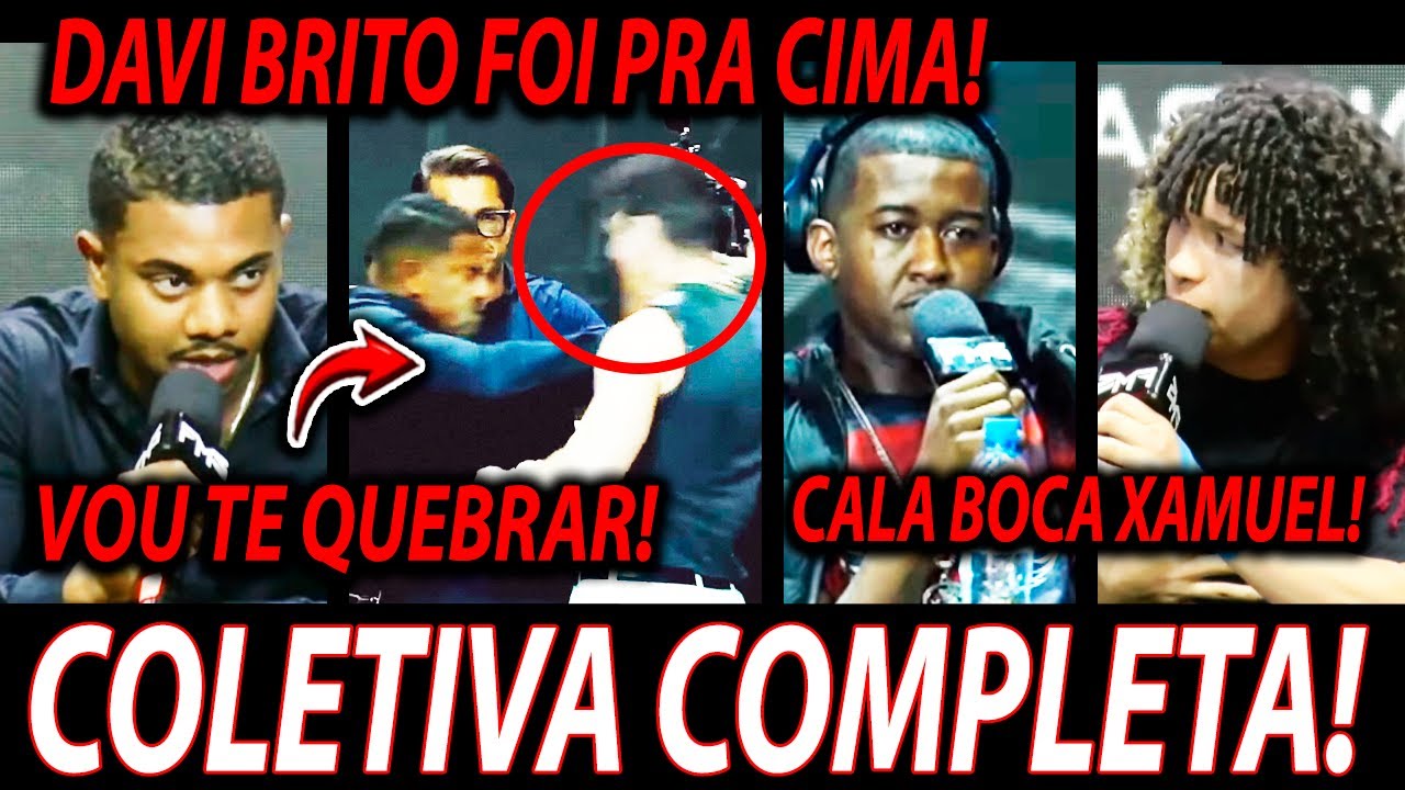 DAVI BRITO FOI PRA CIMA!🚨COLETIVA DE IMPRENSA FIGHT MUSIC SHOW 7 + ENCARADAS! XAMUEL VS JHONY MC