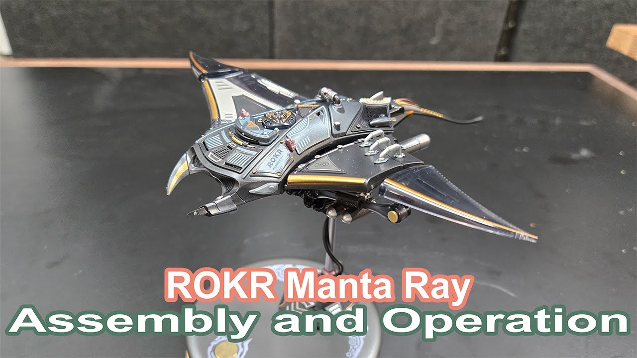 ROKR Manta Ray M106 Mechanical Species Model Kit Assembly