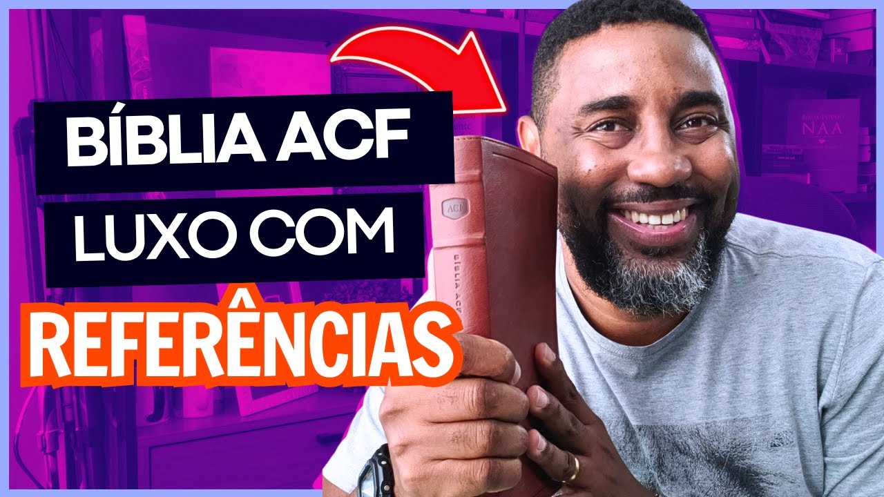🔴BÍBLIA ACF com referências - Bíblia para levar pra Igreja | Flávio Sacramento