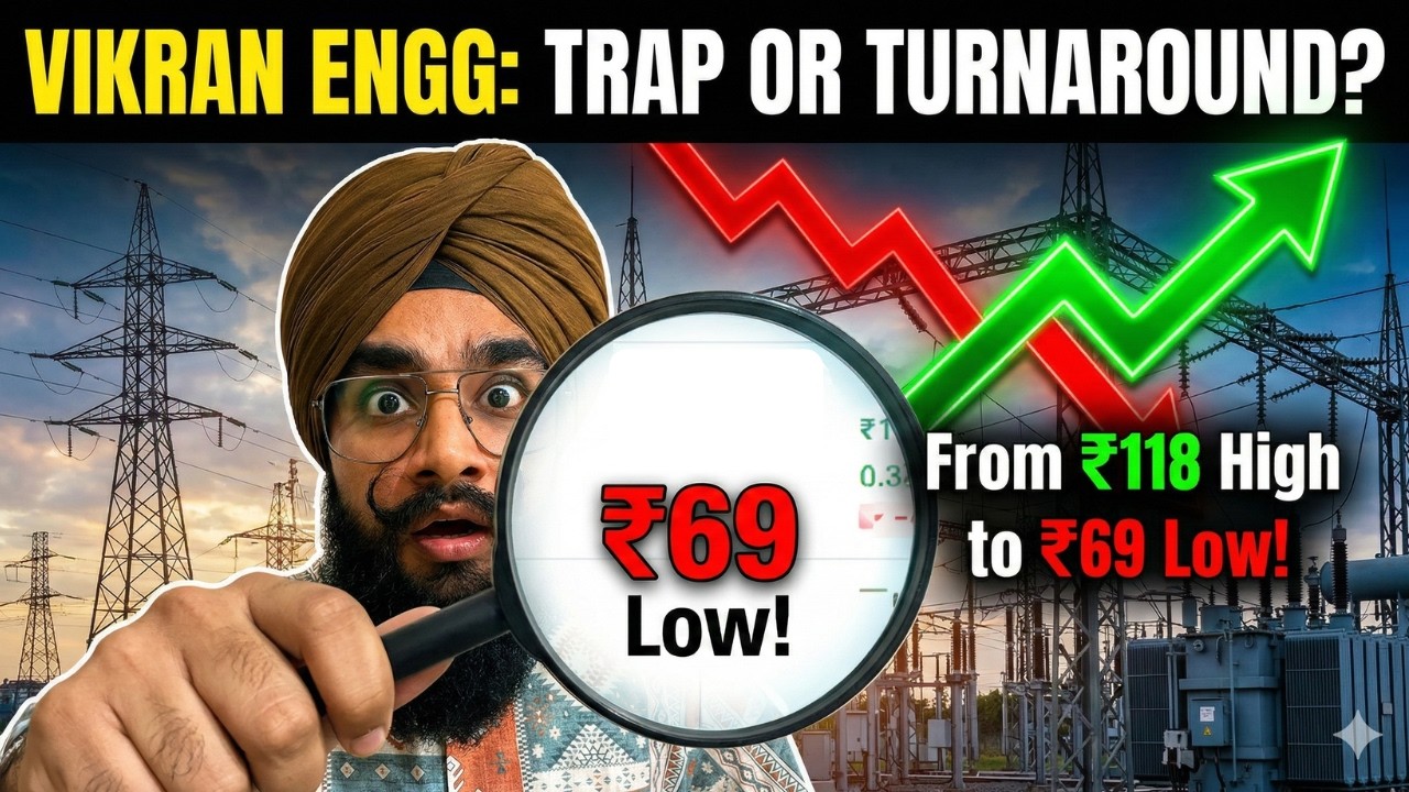 Vikran Engineering Share Analysis: From Rs 118 to Rs 69 Crash Explained! Buy, Sell, or Hold?