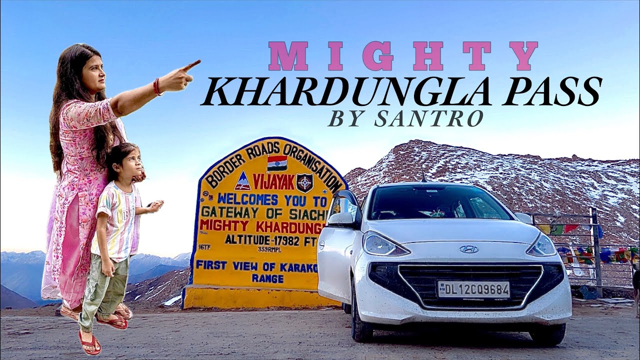 MIGHTY KHARDUNGLA TOP (17982 FT) | Leh To Khardungla Top Road Trip |