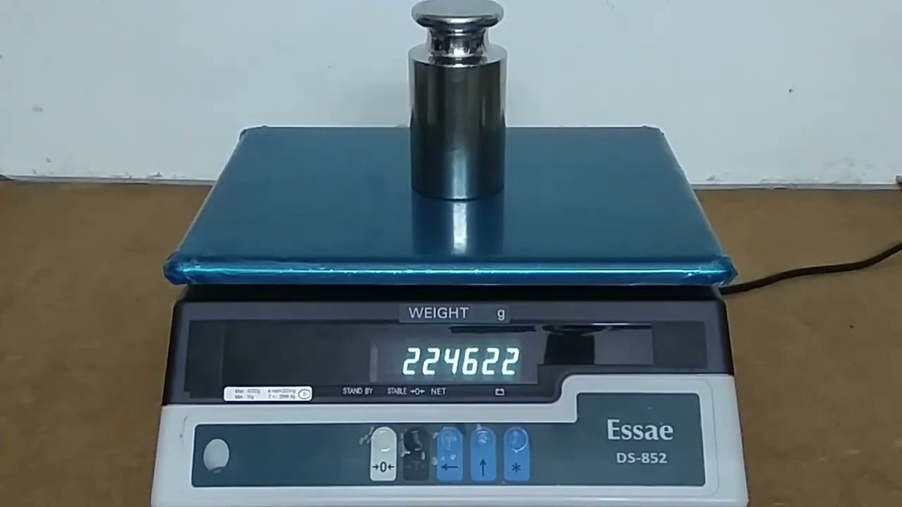 Essae DS-852 Calibration Process