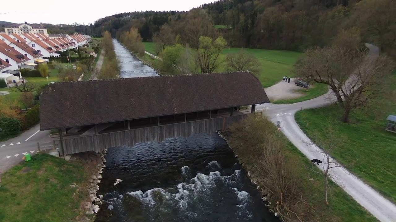 First drone test: Glattfelden on a spring day!