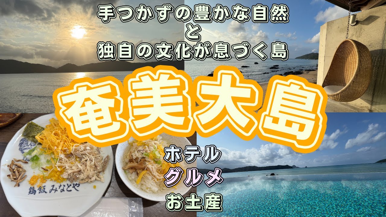 【奄美大島旅行】これで完璧！ホテルやグルメ、お土産情報！