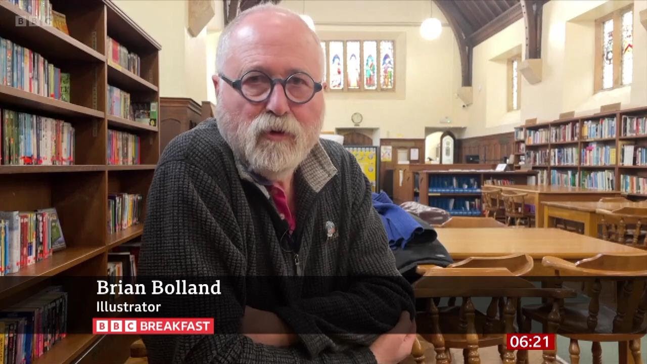 Brian Bolland (illustrated Batman: The Killing Joke) On BBC Breakfast 29 03 2024