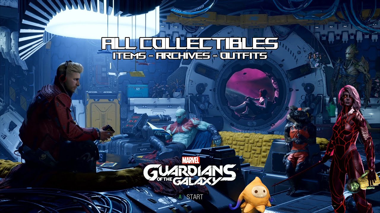 Marvel's Guardians of the Galaxy - All Collectibles, Outfits