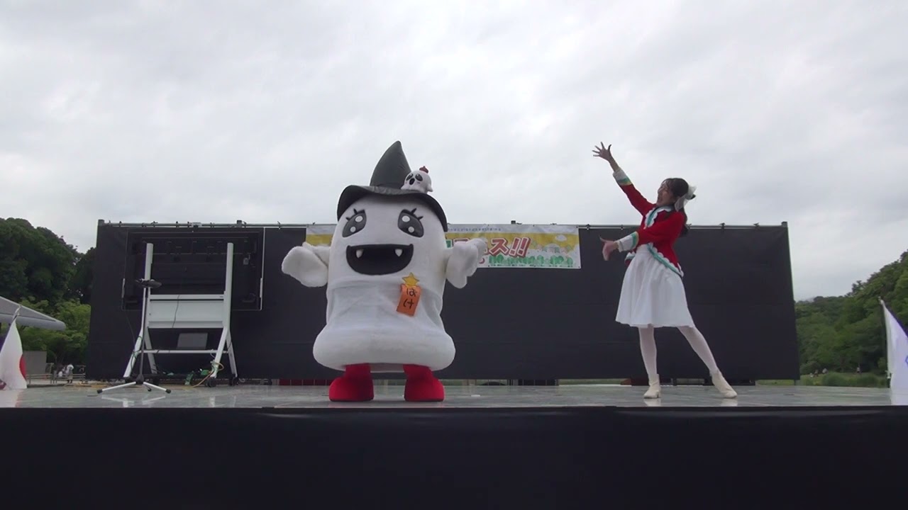 ばけごろう（千葉県松戸市応援キャラクター）久々のイベント出演＆新曲初披露！