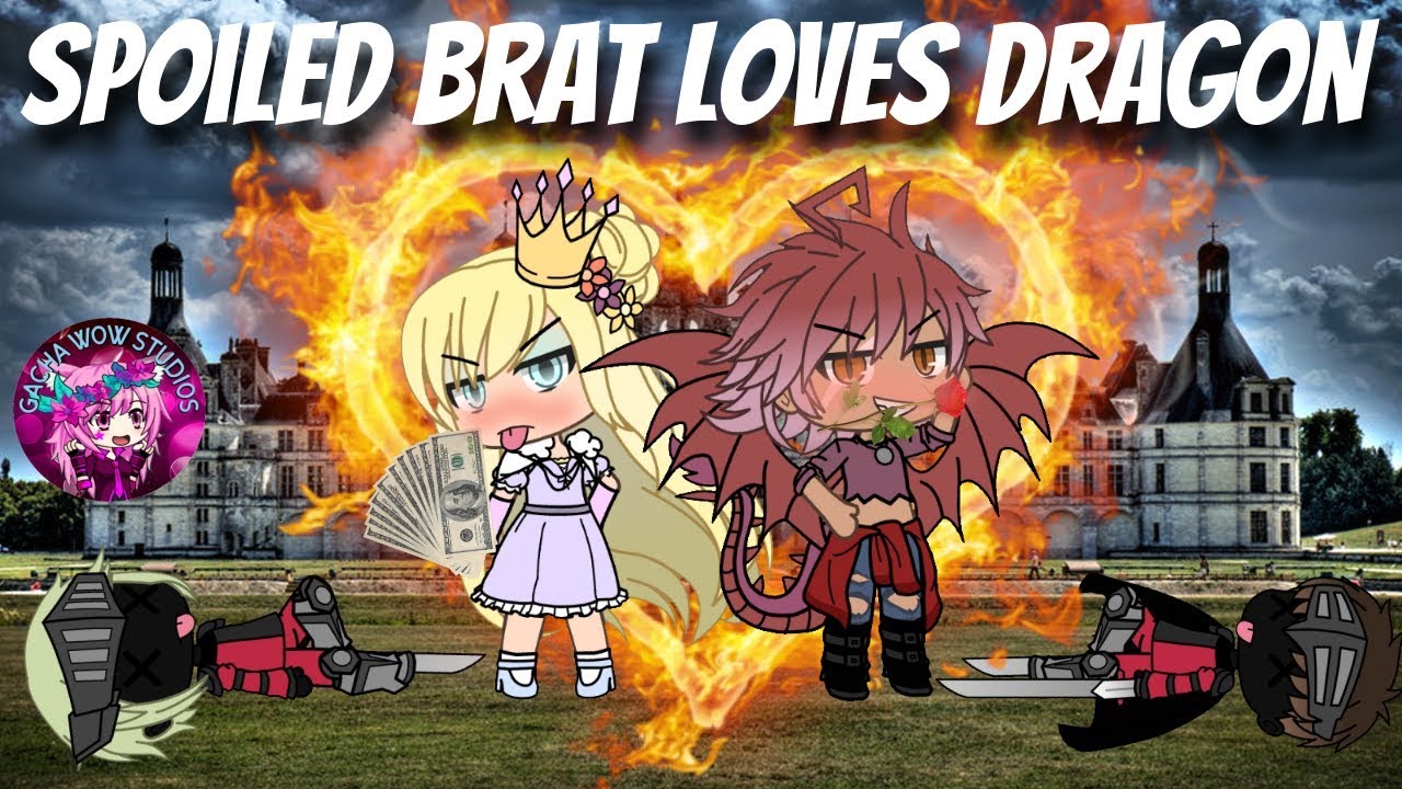 Spoiled Brat Gacha Princess Falls In Love With Dragon|GLMM|Gacha Life Mini Movie