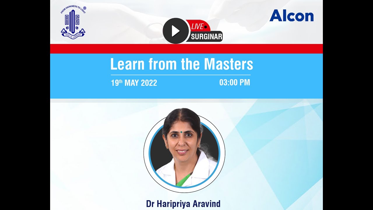 Live Surginar-Dr Haripriya Aravind