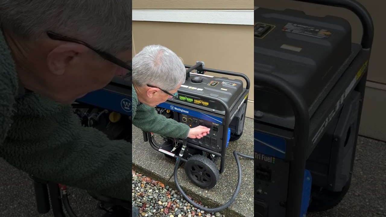 Connecting up the generator when you have a power failure
