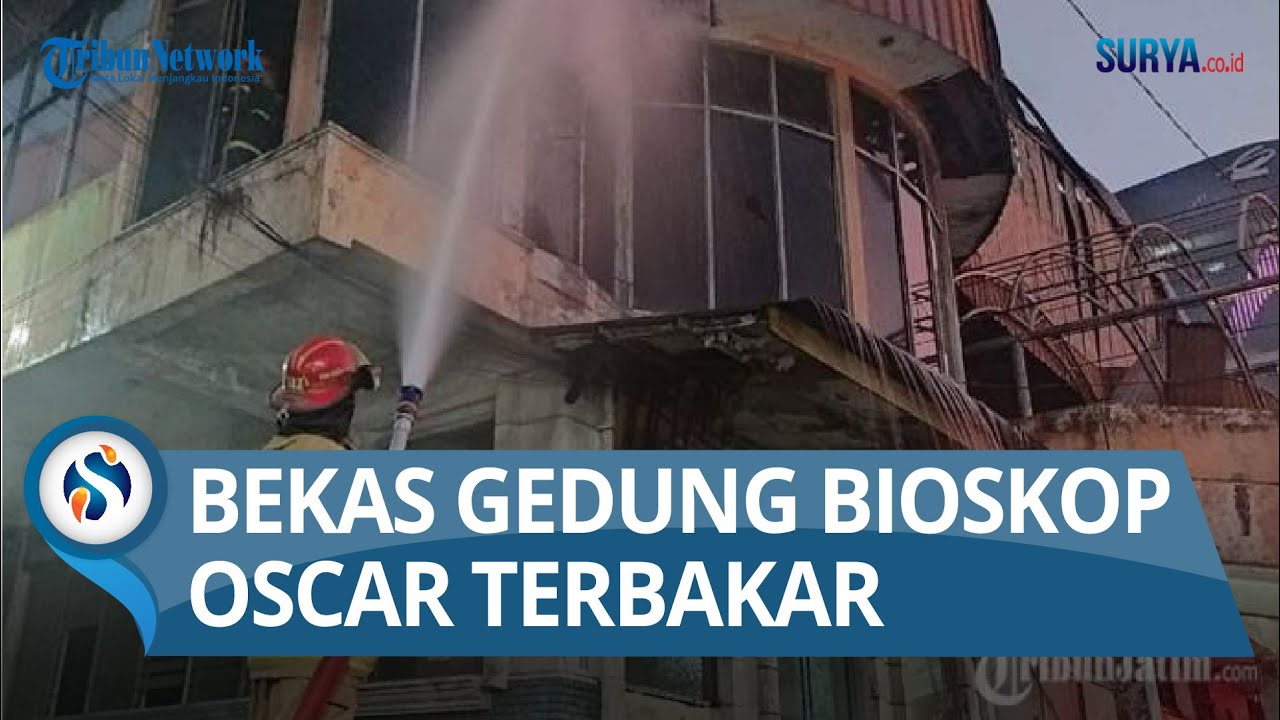 Sering Jadi Tempat Konten Horor, Ini Kesaksian Warga Saat Bekas Bioskop Oscar di Surabaya Terbakar