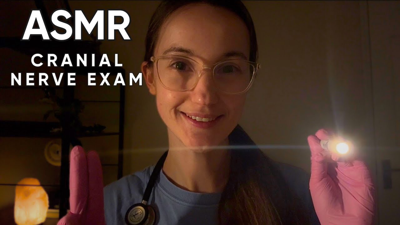 ASMR The MOST Detailed Cranial Nerve Exam 🩺 👩‍⚕️ Doctor Exam & Medical Roleplay