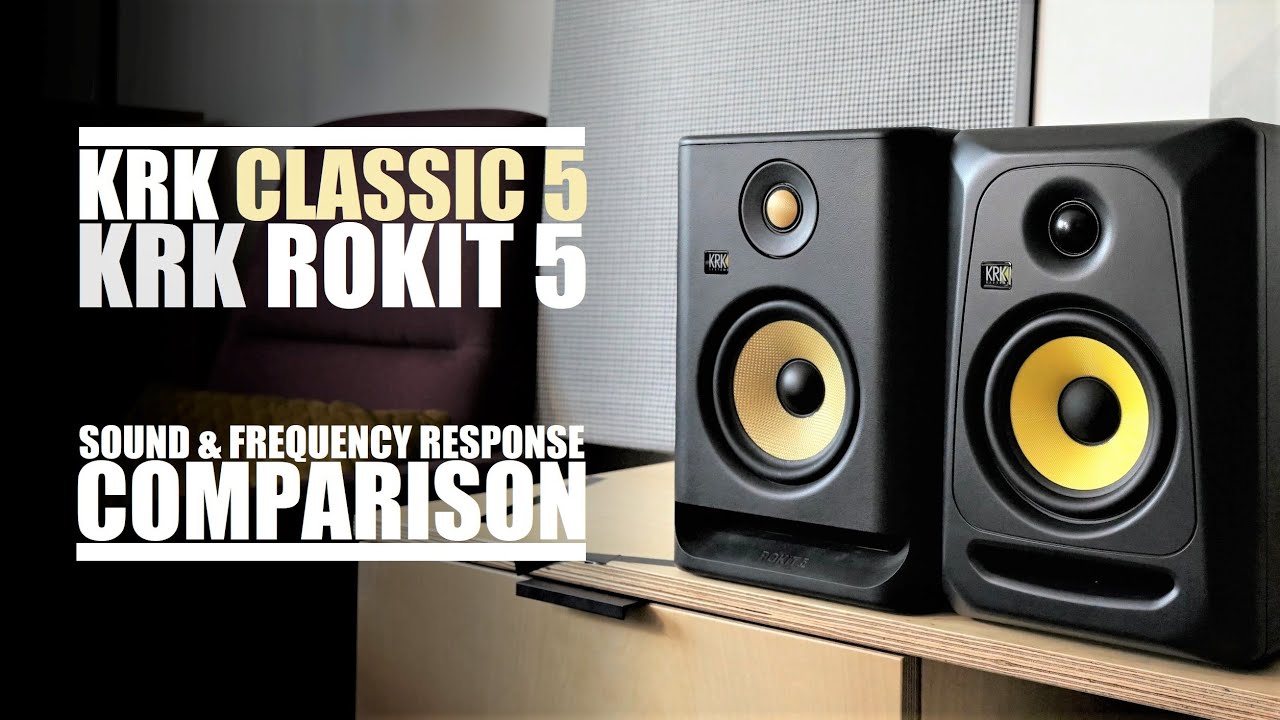 DSAUDIO.обзор || KRK Classic 5 CL5G3 против KRK Rokit 5 RP5G4 || звук.ДЕМО