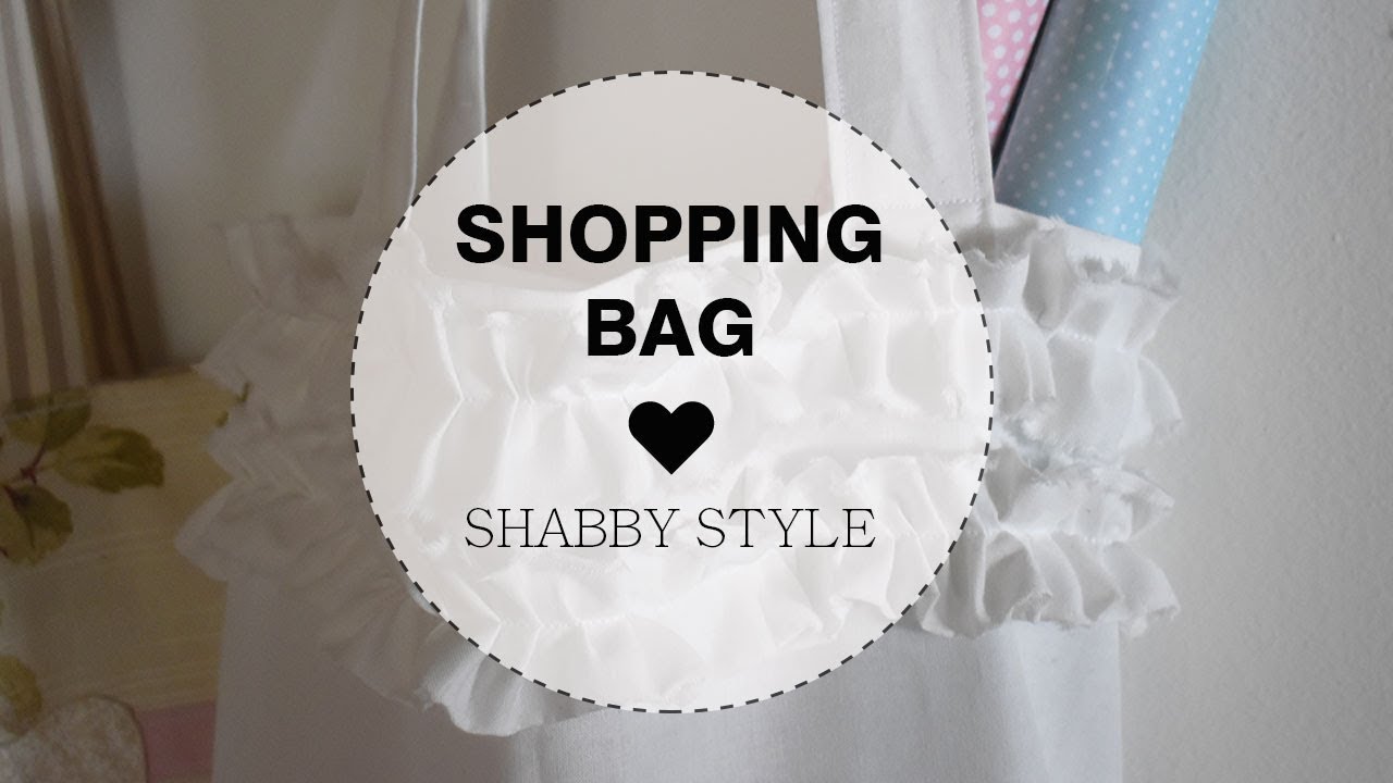 Shopping Bag Fatta a Mano | Tutorial Facile Stile Shabby Chic || An Italian in Sweden