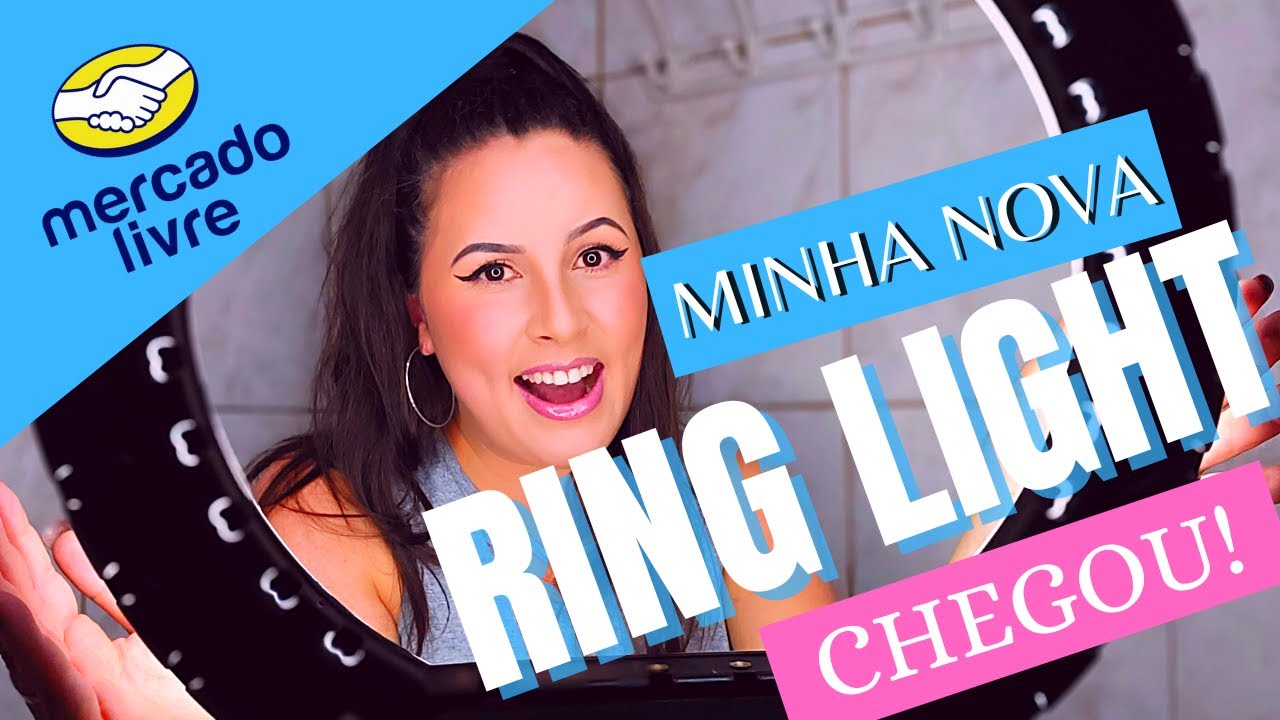 Comprei uma RING LIGHT de 48cm 18