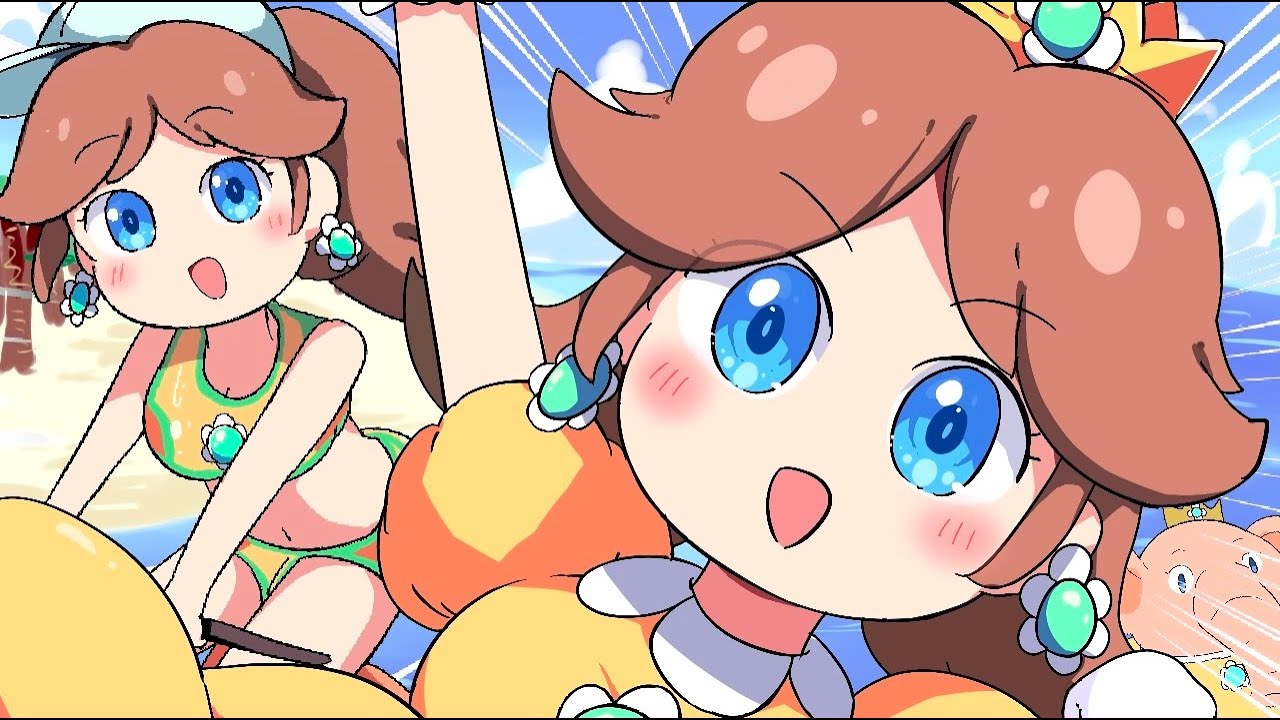 かなり攻めた衣装でマリカする元気なおてんば姫