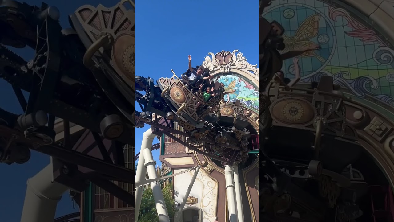 Epic Jojo roll out of the station #themepark #familycoaster #bridge #launchcoaster