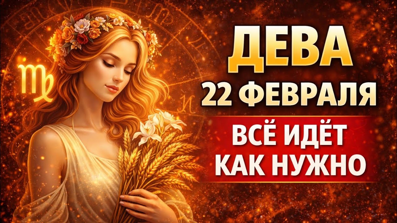 Дева 22 февраля | Всё идёт так, как должно быть. Гороскоп на сегодня для Девы. 