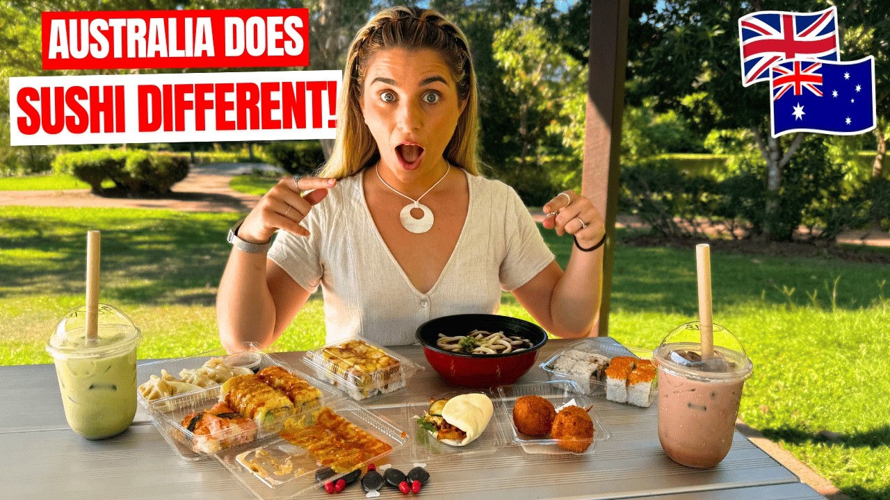 British Couple Try AUSTRALIAN Sushi&hellip; It&rsquo;s Nothing Like the UK!