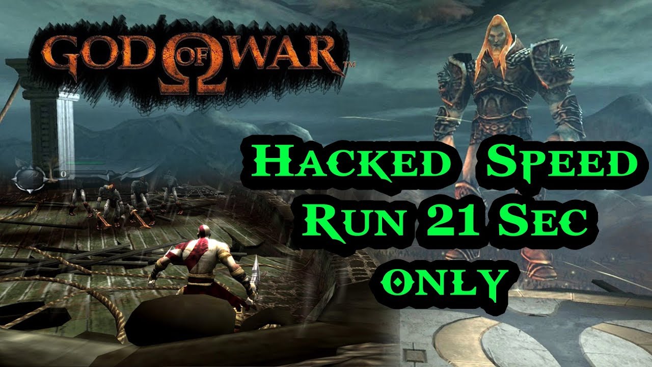 God of War Hacked Speed Run Within 21sec