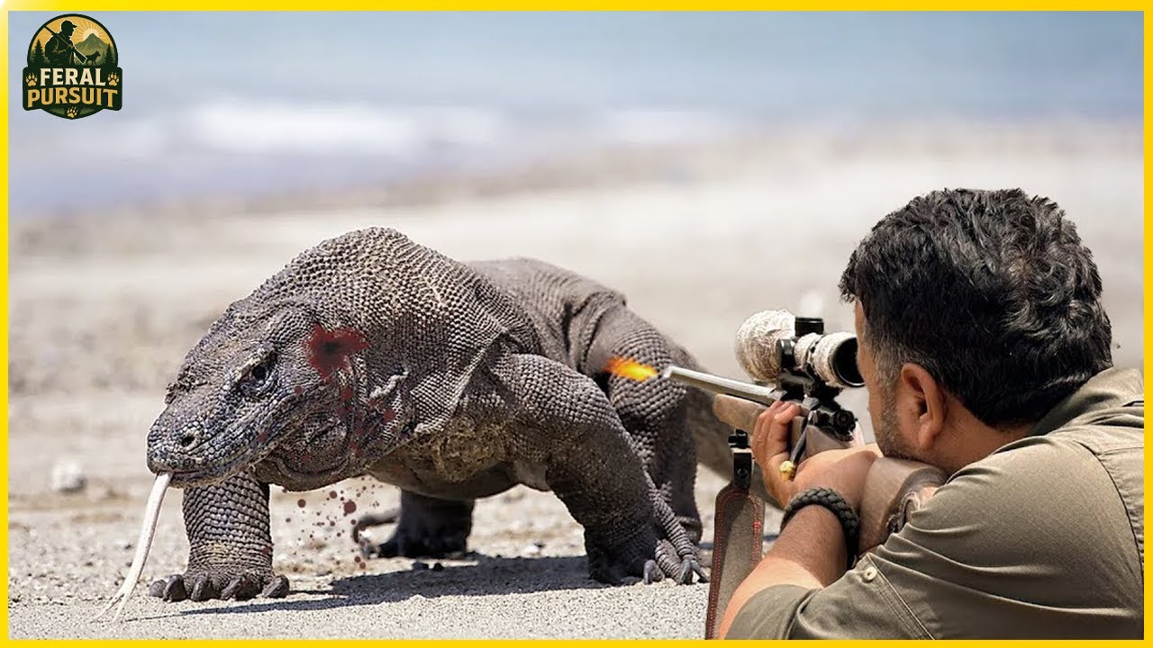 Śmiertelny pościg na wyspie Rinca &ndash; myśliwi stają do walki z gigantycznymi smokami z Komodo | Gat...