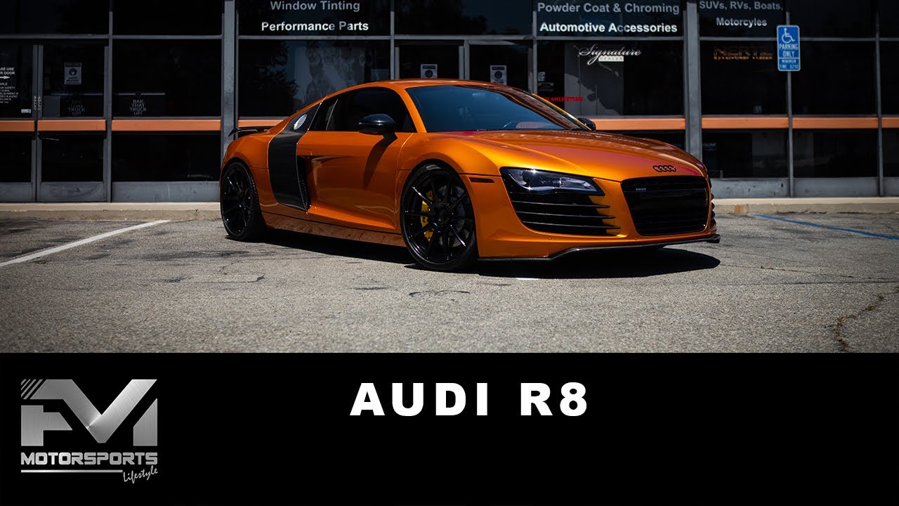 AUDI R8 with 3M GLOSS LIQUID COPPER