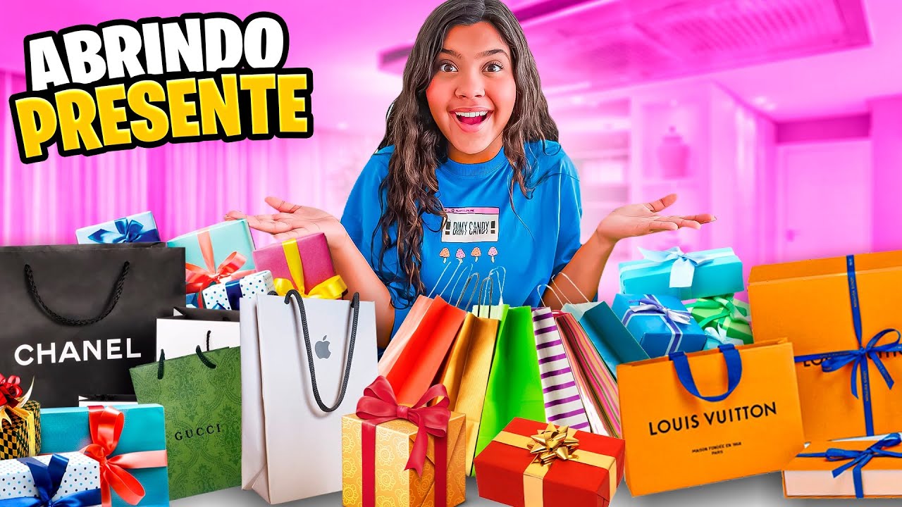 ABRINDO MEUS PRESENTES DE ANIVERS&Aacute;RIO *QUAL FOI O MELHOR PRESENTE ?