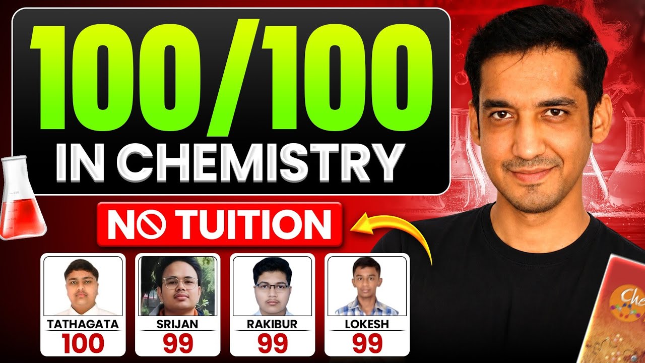 How to Study Chemistry from July 🔥 | Class 12 CBSE 2026-27 | Score 95%+ Strategy 💯 | Sourabh Raina