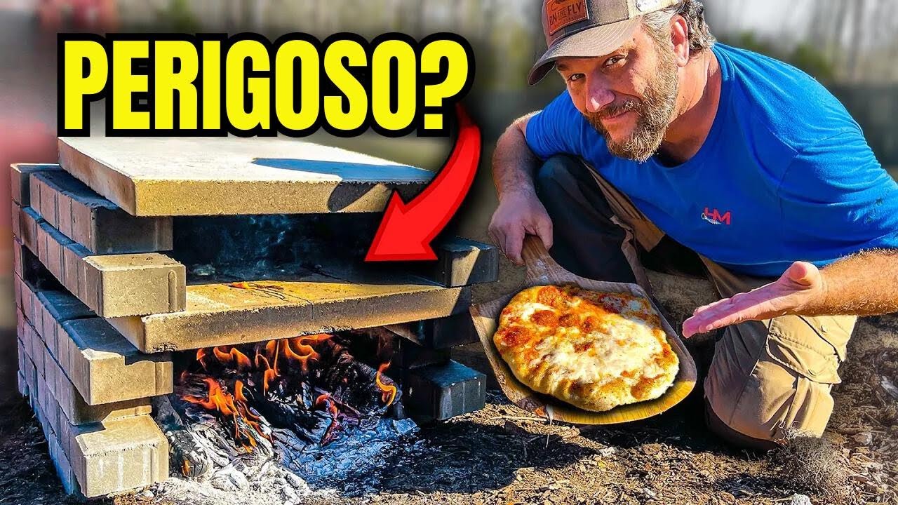 FAÇA ISSO se você quer um forno de pizza em 5 minutos! - DIY