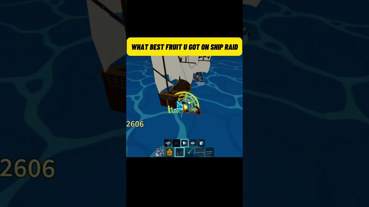 What best fruit u got on ship raid? #zzzyrennroblox #roblox #bloxfruits