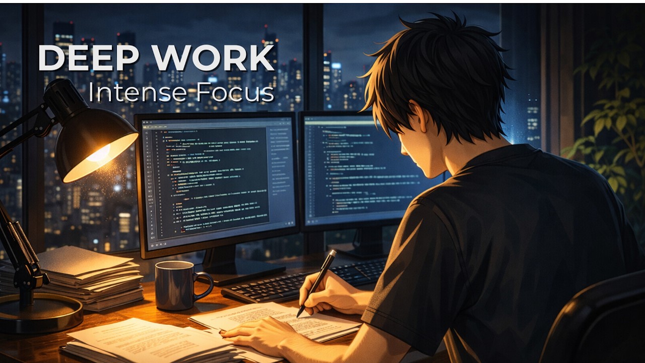 Deep Work Lofi – 1 Hour Intense Focus Session