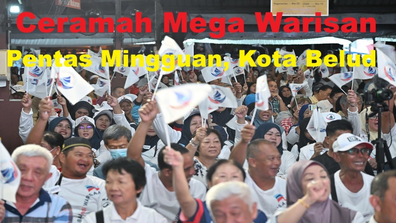 (PRN Sabah) Shafie Apdal : Ceramah Mega Warisan Di Pentas Mingguan, Kota Belud Sabah