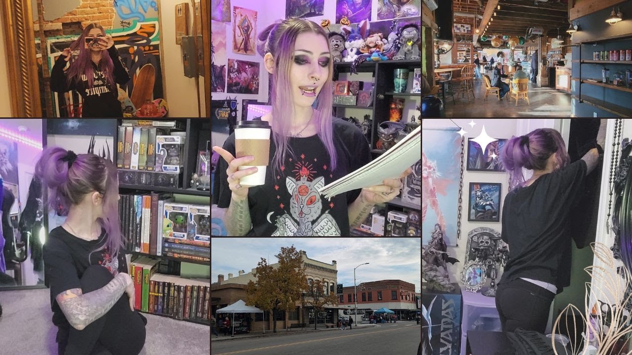 vlog 💜 talking about my day visiting a little town | to do list, tidy up, stretch with me