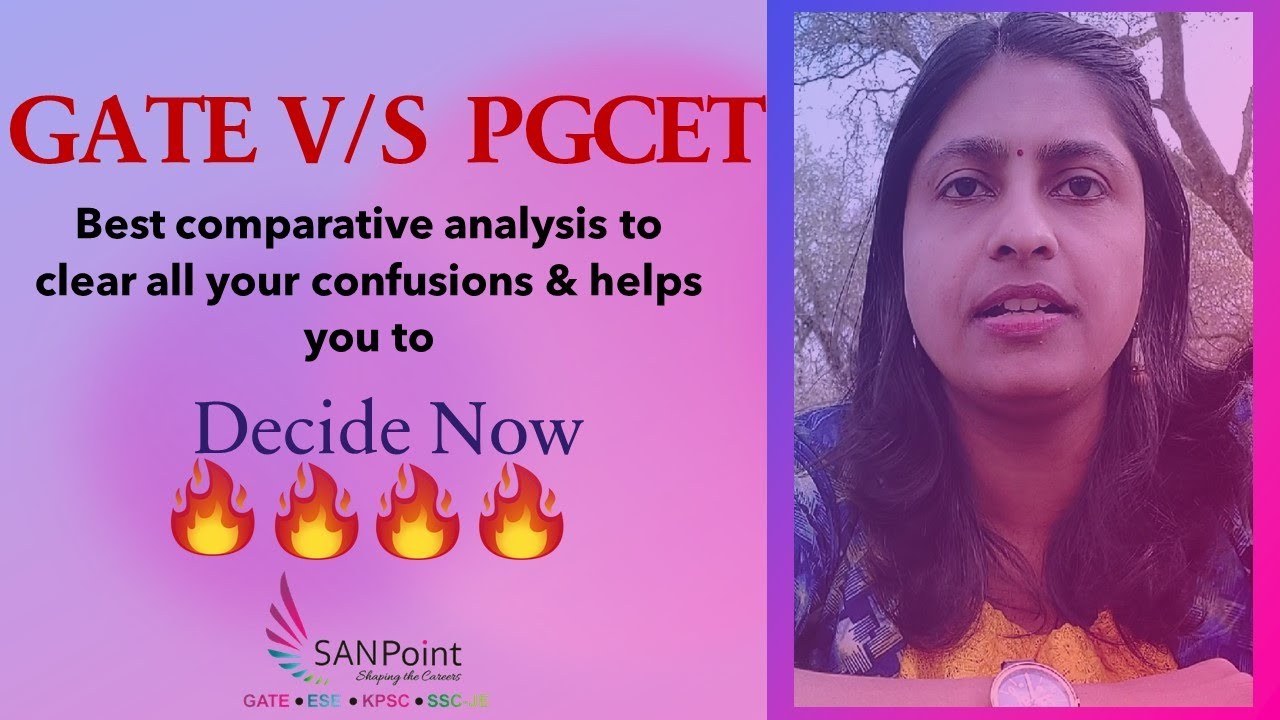 GATE V/S PGCET|Benefits &Tips by SANPoint | Civil Engg | PWD | WRD | KPSC exams | SANPoint