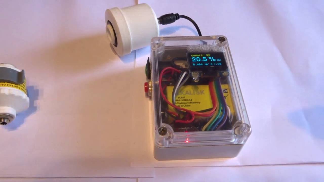 Home made - one hand-  Nitrox Analyser Arduino Based