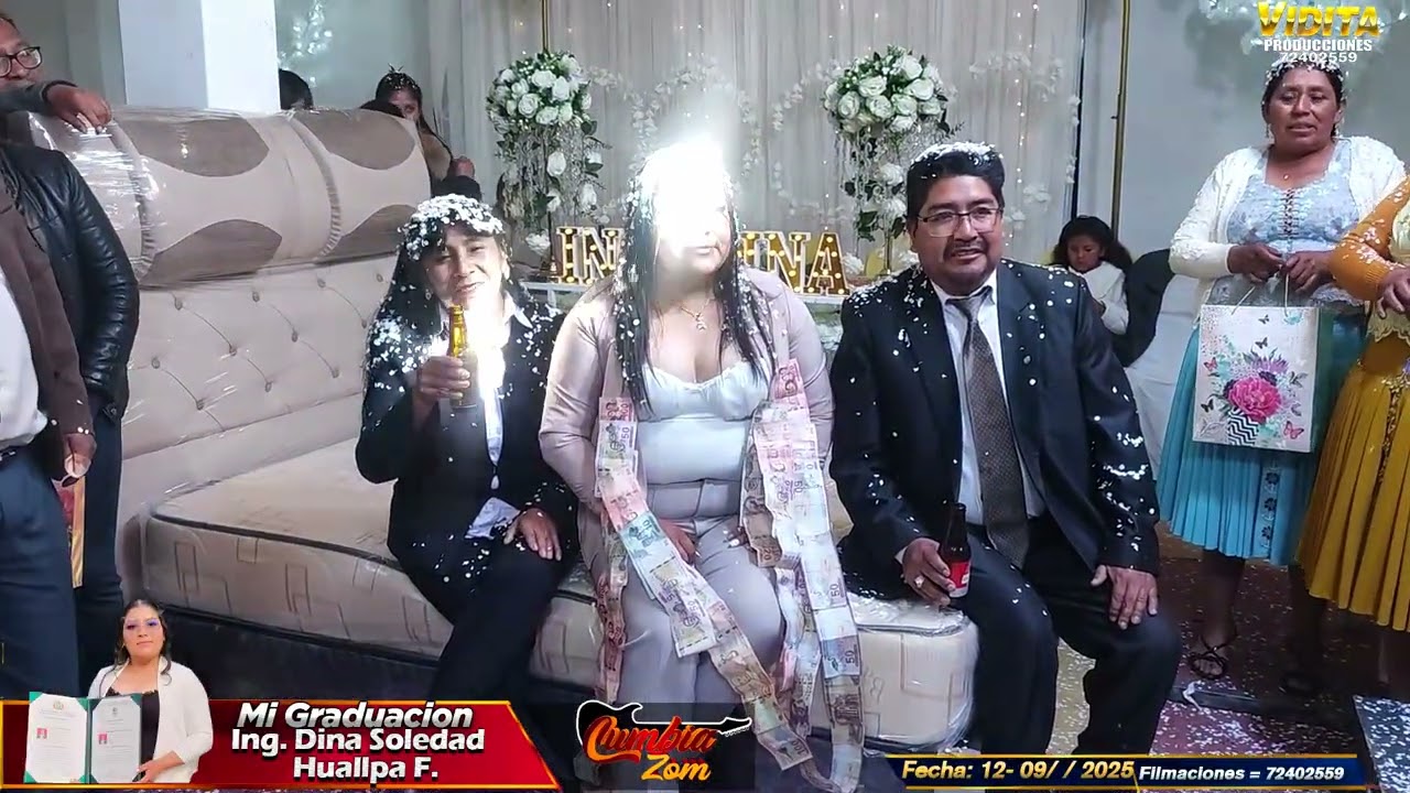 Cumbia Zom en VivoGraduacion de la Ing. Dina Soledad Huallpa F. Vidita Producciones = 72402559