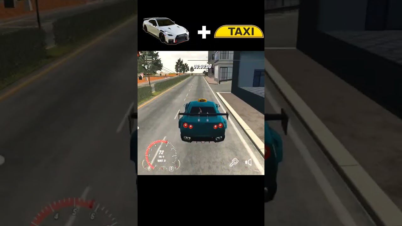 GTR R35 + FAKE TAXI Prank in Car Parking Multiplayer! 🚖🥶
