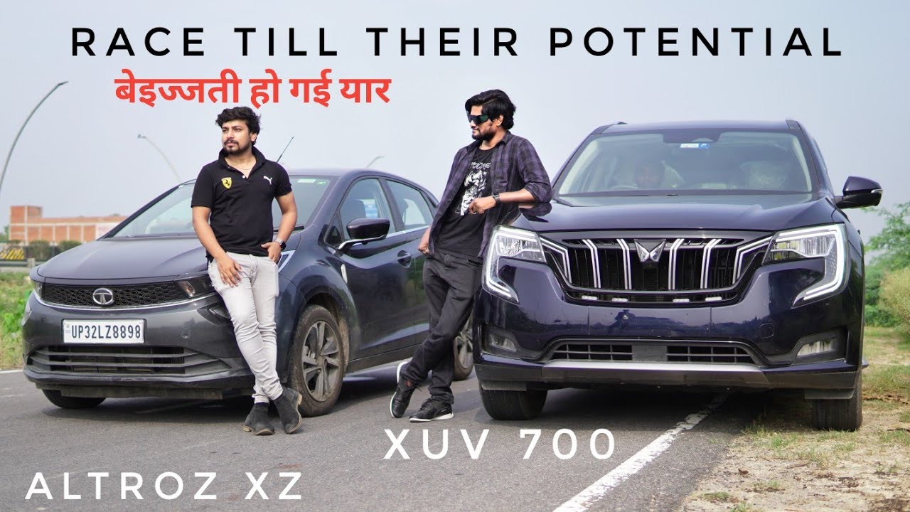 Mahindra XUV700 vs Tata Altroz XZ | Long Race | बेइज्जती हो गई यार 😥