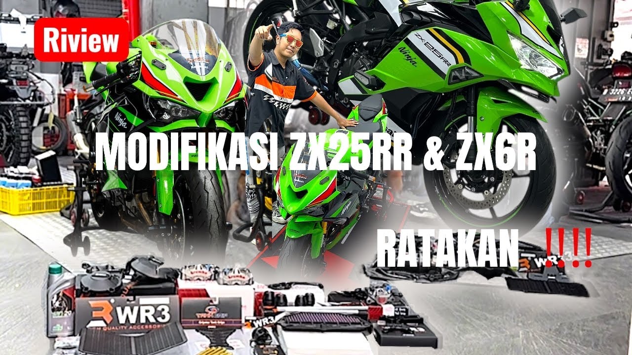 Modifikasi Kawasaki ZX6R Dan Kawasaki ZX25RR [RATAKAN]‼️