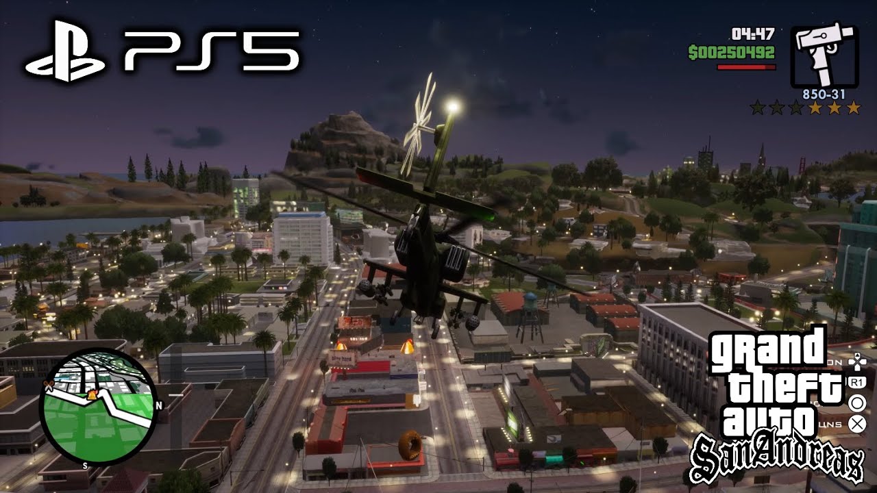 GTA San Andreas PS5 Remake - 35 Minutes Gameplay (Definitive Edition)