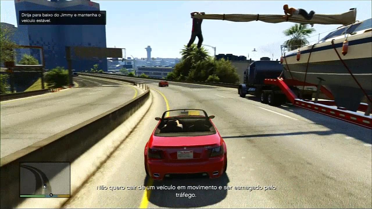 GTA 5: Barco do Michael + Chop PT-BR #04