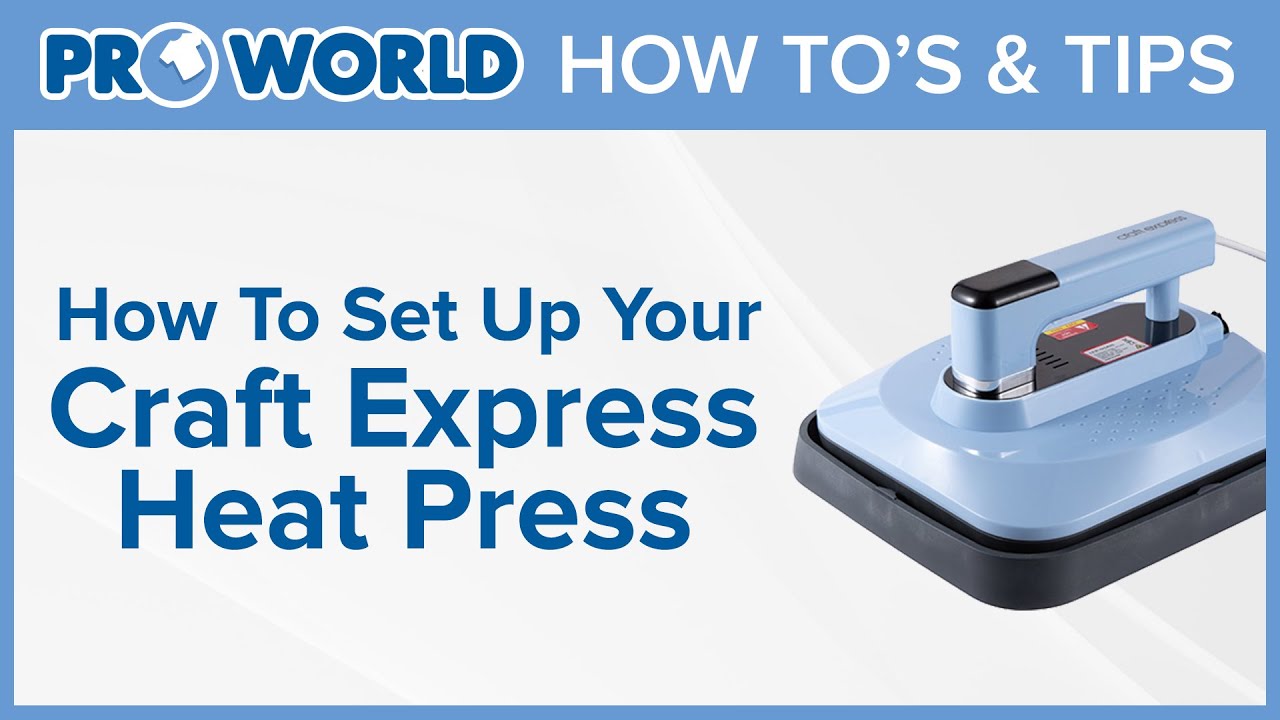 How To Set Up Your Craft Express Heat Press