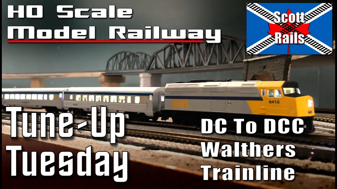Tune Up Tuesday - DCC Converting Wathers Trainline F40PH Via rail
