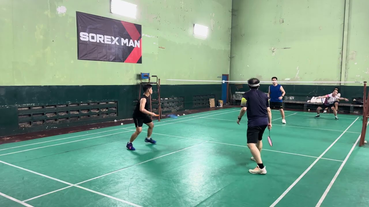 Franz / Juri vs Ricki / Ardi - Badminton for hobby (Bros)