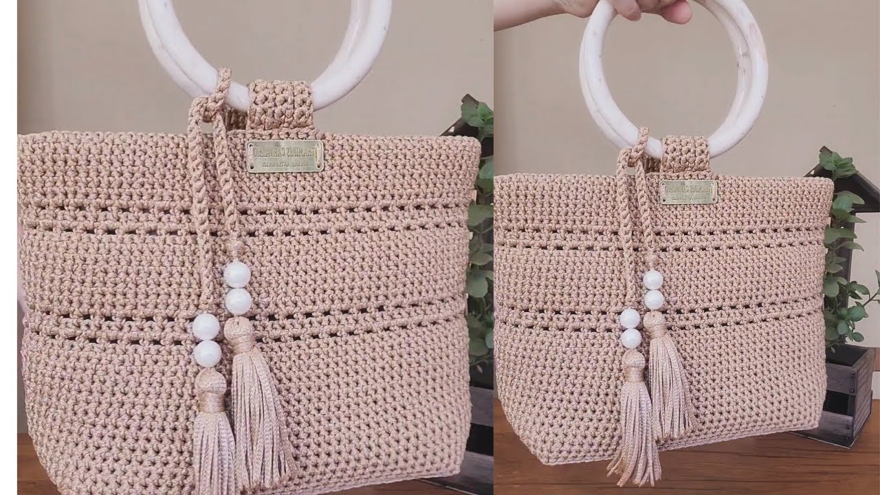 Como fazer bolsa de crochê luxo
