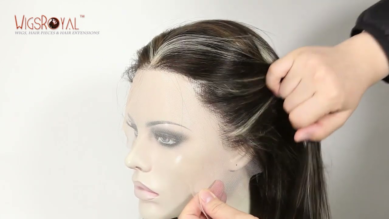 Cheap Human Hair 13x4 Lace Frontal Straight Wig (MZ-102365-7) #cheapwigs #humanhairwigs
