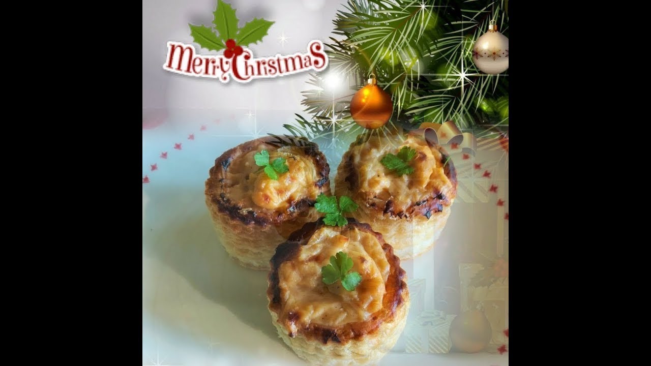 VOLOVANES de 🦐MARISCO Receta 🎄Navideña **Vol Au Vent** 🚩Recetasro&music 112