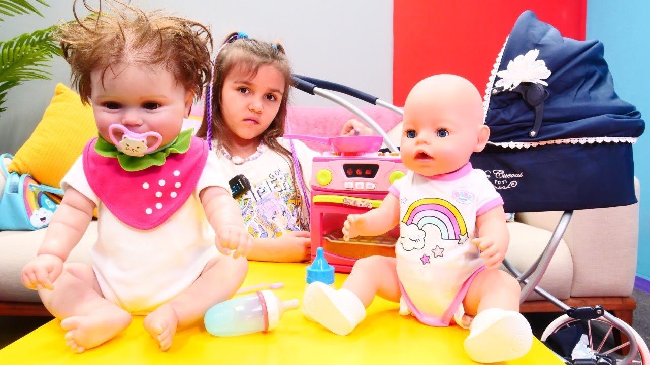 Yeni Reborn bebek! Haydi yeni Reborn bebekle tanışalım! Bebek bakımı oyunları